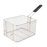 Maxbell Deep Fry Basket Gifts Mesh French Fry Chips Basket for Kitchen Cafe Barbecue Square L