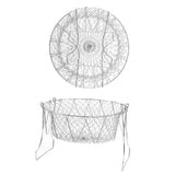 Maxbell Deep Fry Basket Gifts Mesh French Fry Chips Basket for Kitchen Cafe Barbecue Round