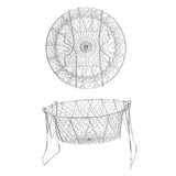Maxbell Deep Fry Basket Gifts Mesh French Fry Chips Basket for Kitchen Cafe Barbecue Round