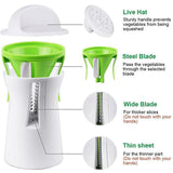 Maxbell Spiralizer Vegetable Slicer Multifunctional Dishwasher Kitchen Supplies
