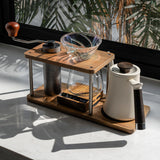 Maxbell Coffee Dripper Stand Coffee Utensil Organizer Decor Pour over Coffee Station