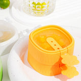 Maxbell Homemade Popsicle Mould Tray Cute Image Detachable Ice Cube Maker with Cover