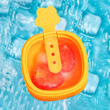 Maxbell Homemade Popsicle Mould Tray Cute Image Detachable Ice Cube Maker with Cover