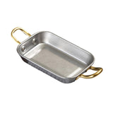 Maxbell Stainless Steel Serving Tray Retro Food Tray for Hamburger Meat French Fries S Retro