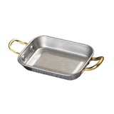 Maxbell Stainless Steel Serving Tray Retro Food Tray for Hamburger Meat French Fries S Retro