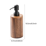 Maxbell Soap Dispenser Empty Gift Wooden Lotion Dispenser for Kitchen Home Apartment Small
