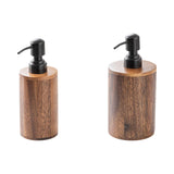 Maxbell Soap Dispenser Empty Gift Wooden Lotion Dispenser for Kitchen Home Apartment Small