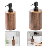 Maxbell Soap Dispenser Empty Gift Wooden Lotion Dispenser for Kitchen Home Apartment Small