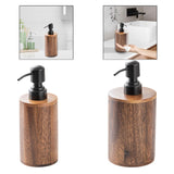 Maxbell Soap Dispenser Empty Gift Wooden Lotion Dispenser for Kitchen Home Apartment Small