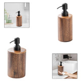 Maxbell Soap Dispenser Empty Gift Wooden Lotion Dispenser for Kitchen Home Apartment Small