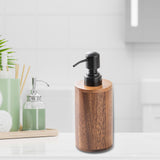 Maxbell Soap Dispenser Empty Gift Wooden Lotion Dispenser for Kitchen Home Apartment Small