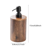 Maxbell Soap Dispenser Empty Gift Wooden Lotion Dispenser for Kitchen Home Apartment Large