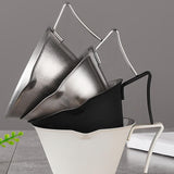 Maxbell Espresso Measuring Cup 100ml Capacity Pouring Cup for Kitchen Restaurant Tea Silver