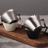 Maxbell Espresso Measuring Cup 100ml Capacity Pouring Cup for Kitchen Restaurant Tea Silver