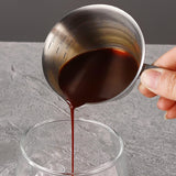 Maxbell Espresso Measuring Cup 100ml Capacity Pouring Cup for Kitchen Restaurant Tea Silver