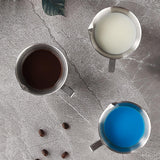 Maxbell Espresso Measuring Cup 100ml Capacity Pouring Cup for Kitchen Restaurant Tea Silver