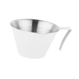 Maxbell Espresso Measuring Cup 100ml Capacity Pouring Cup for Kitchen Restaurant Tea White