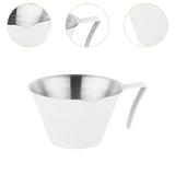 Maxbell Espresso Measuring Cup 100ml Capacity Pouring Cup for Kitchen Restaurant Tea White