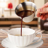 Maxbell Espresso Measuring Cup 100ml Capacity Pouring Cup for Kitchen Restaurant Tea White