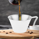 Maxbell Espresso Measuring Cup 100ml Capacity Pouring Cup for Kitchen Restaurant Tea White