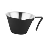 Maxbell Espresso Measuring Cup 100ml Capacity Pouring Cup for Kitchen Restaurant Tea Black
