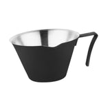 Maxbell Espresso Measuring Cup 100ml Capacity Pouring Cup for Kitchen Restaurant Tea Black