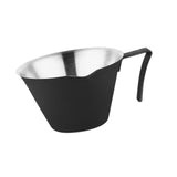 Maxbell Espresso Measuring Cup 100ml Capacity Pouring Cup for Kitchen Restaurant Tea Black