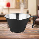 Maxbell Espresso Measuring Cup 100ml Capacity Pouring Cup for Kitchen Restaurant Tea Black