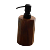 Maxbell Soap Dispenser Empty Wooden Dish Soap Dispenser for Hotel Home Bathroom Small