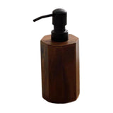 Maxbell Soap Dispenser Empty Wooden Dish Soap Dispenser for Hotel Home Bathroom Small