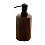 Maxbell Soap Dispenser Empty Wooden Dish Soap Dispenser for Hotel Home Bathroom Small