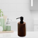Maxbell Soap Dispenser Empty Wooden Dish Soap Dispenser for Hotel Home Bathroom Small