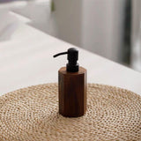 Maxbell Soap Dispenser Empty Wooden Dish Soap Dispenser for Hotel Home Bathroom Small