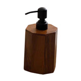Maxbell Soap Dispenser Empty Wooden Dish Soap Dispenser for Hotel Home Bathroom Large