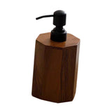 Maxbell Soap Dispenser Empty Wooden Dish Soap Dispenser for Hotel Home Bathroom Large
