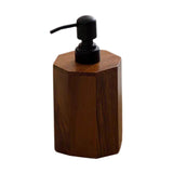 Maxbell Soap Dispenser Empty Wooden Dish Soap Dispenser for Hotel Home Bathroom Large