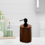Maxbell Soap Dispenser Empty Wooden Dish Soap Dispenser for Hotel Home Bathroom Large