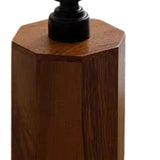 Maxbell Soap Dispenser Empty Wooden Dish Soap Dispenser for Hotel Home Bathroom Large