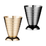 Maxbell Cocktail Jigger Practical Stainless Steel Measuring Cup for Home Bar Kitchen Gold