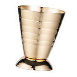 Maxbell Cocktail Jigger Practical Stainless Steel Measuring Cup for Home Bar Kitchen Gold