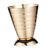 Maxbell Cocktail Jigger Practical Stainless Steel Measuring Cup for Home Bar Kitchen Gold