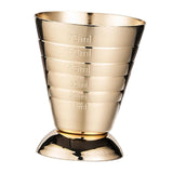 Maxbell Cocktail Jigger Practical Stainless Steel Measuring Cup for Home Bar Kitchen Gold