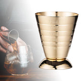 Maxbell Cocktail Jigger Practical Stainless Steel Measuring Cup for Home Bar Kitchen Gold