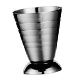 Maxbell Cocktail Jigger Practical Stainless Steel Measuring Cup for Home Bar Kitchen Black
