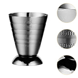Maxbell Cocktail Jigger Practical Stainless Steel Measuring Cup for Home Bar Kitchen Black