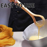 Maxbell Wooden Danish Dough Whisk Bread Whisking Tool for Bread Cake Batter Whisking