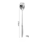 Maxbell 4Pcs Flower Spoon Set Tableware Drink Stirring Spoon Elegant Dessert Spoons Silver