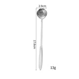 Maxbell 4Pcs Flower Spoon Set Tableware Drink Stirring Spoon Elegant Dessert Spoons Silver