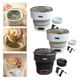 Maxbell Underwear Washing Machine Portable Washing Machine for Apartment Rvs Camping gray and white