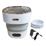 Maxbell Underwear Washing Machine Portable Washing Machine for Apartment Rvs Camping gray and white